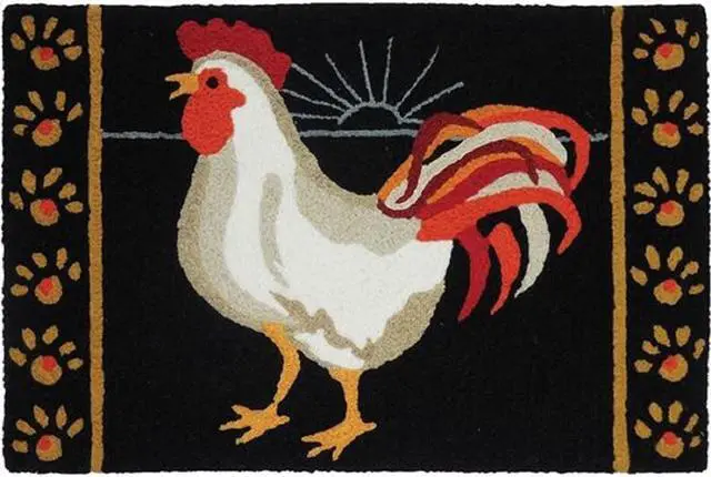 Alt view image 4 of 4 - Jellybean JB-SFG021 20 x 30 in. Sunrise Rooster Rug