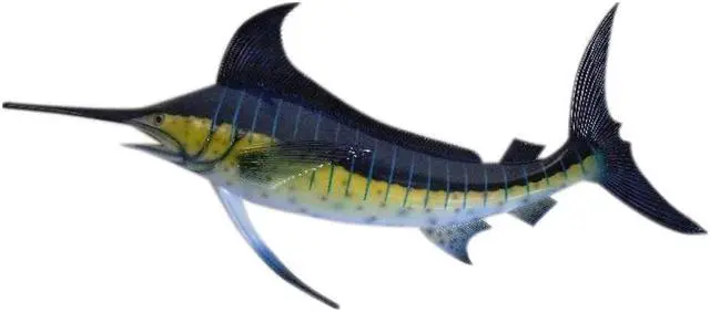 Main image of Marlin Replica Nautical Saltwater Fishing Wall Decor