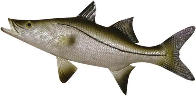 Main image of Replica Snook Ocean Coastal Fly Fishing Wall Decor 28 inch