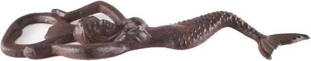 Alt view image 2 of 3 - Cast Iron Mermaid Bottle Opener