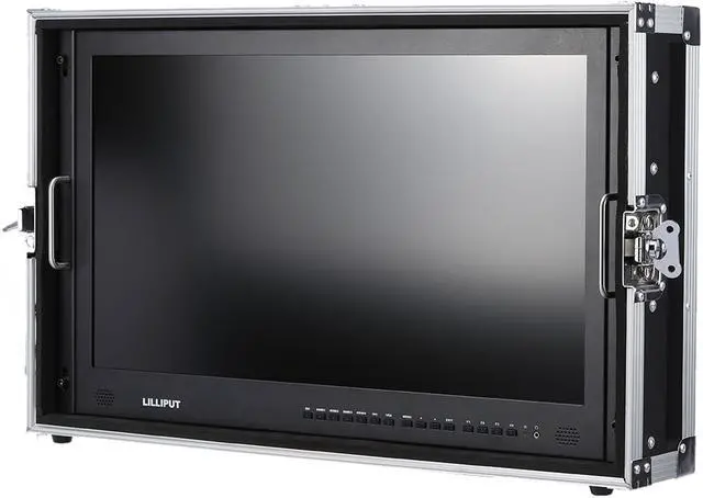 Alt view image 4 of 7 - LILLIPUT BM280-4K 28" Broadcast Ultra-HD 4K Video Monitor 3840 * 2160 Resolution 3G-SDI HDMI 1000:1 High Contrast LED Screen with Carrying Case