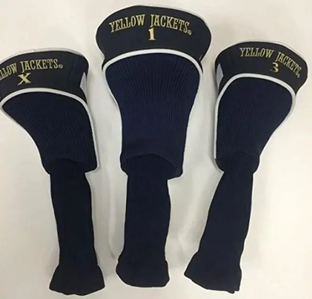 Alt view image 2 of 2 - Team Golf 3-Pack of Club Covers (Georgia Tech) Headcover