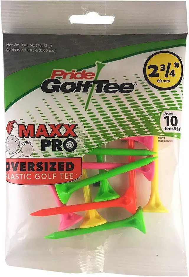 Main image of Pride Professional Maxx Pro Oversized Golf Tees (Neon) Golf Tees