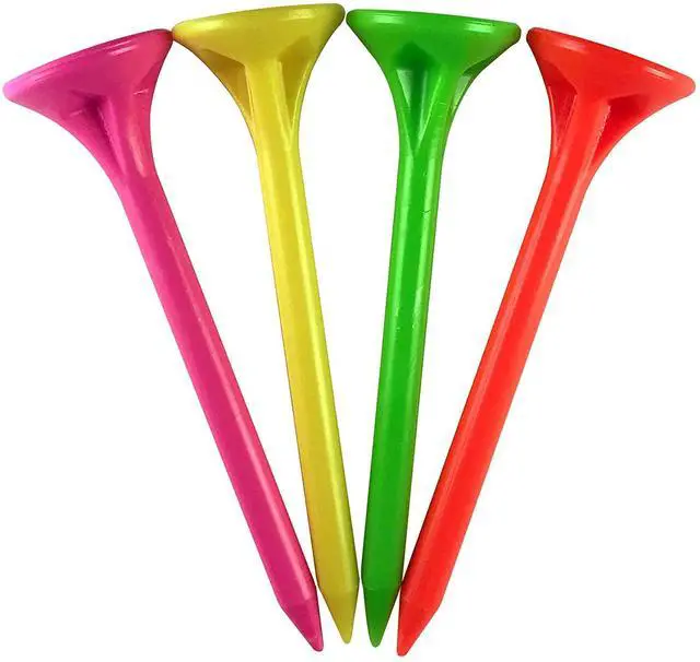 Alt view image 2 of 2 - Pride Professional Maxx Pro Oversized Golf Tees (Neon) Golf Tees