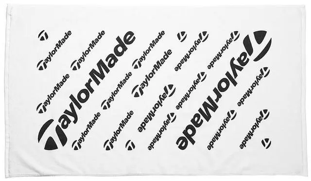 Alt view image 5 of 5 - taylormade 2019 tour towel, white