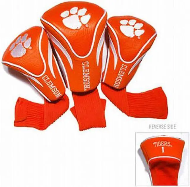 Alt view image 7 of 8 - Team Golf 3-Pack of Club Covers (CLEMSON) Headcover