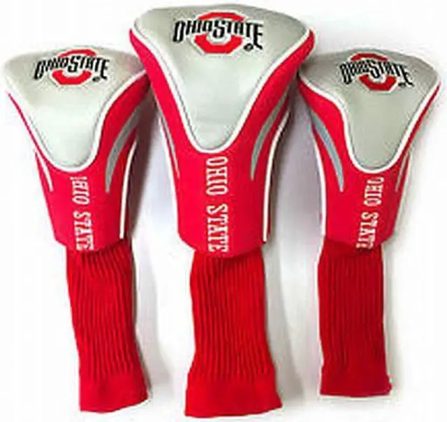 Alt view image 5 of 5 - Team Golf 3-Pack of Club Covers (Ohio State) Headcover