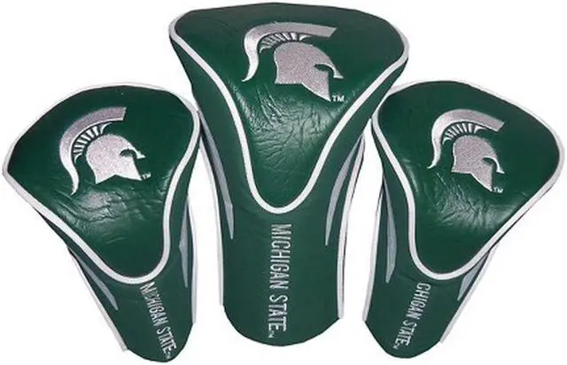 Alt view image 6 of 7 - Michigan State Spartans Ncaa 3 Pack Contour Fit Headcover