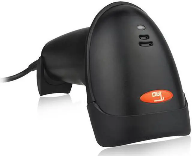 Alt view image 2 of 17 - Taotronics TT-BS003 Black USB Automatic Wired Handheld Laser Barcode Scanner With Hands Free Adjustable Stand Bracket