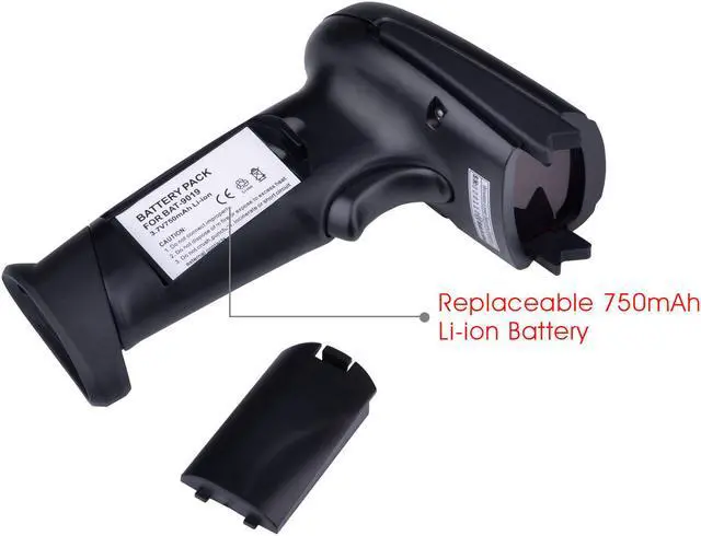 Alt view image 5 of 17 - TaoTronics TT-BS012 Wireless Cordless Handheld Barcode Scanner Reader Kit