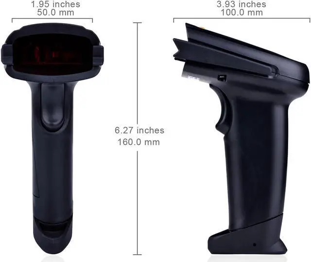 Alt view image 4 of 17 - TaoTronics TT-BS012 Wireless Cordless Handheld Barcode Scanner Reader Kit