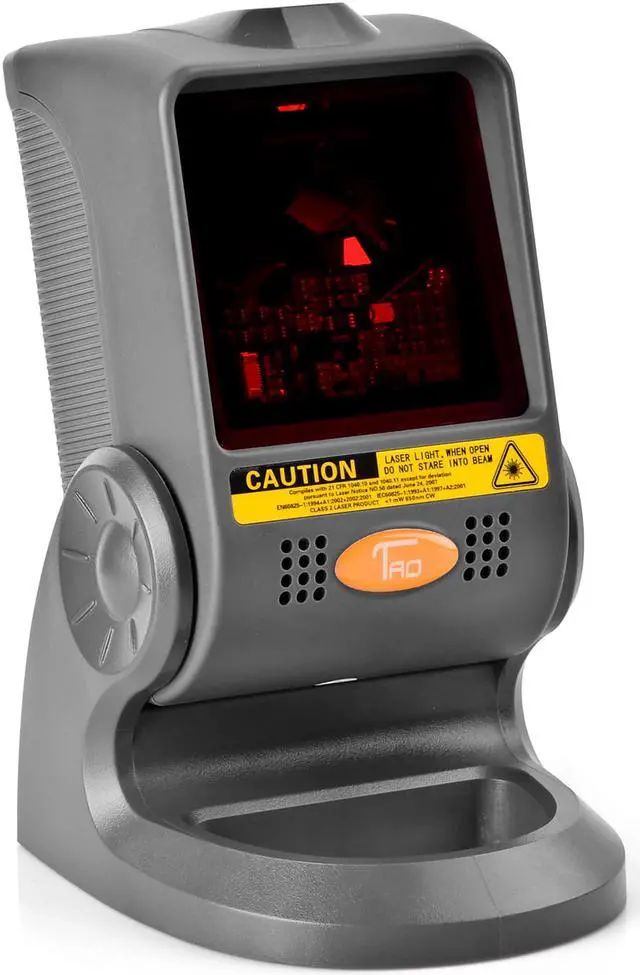 Alt view image 4 of 7 - TaoTronics TT-BS015 Orbit Omni-Directional Bar Code Scanner Reader with USB, 5 VDC, 900 mW, 20-line, Black