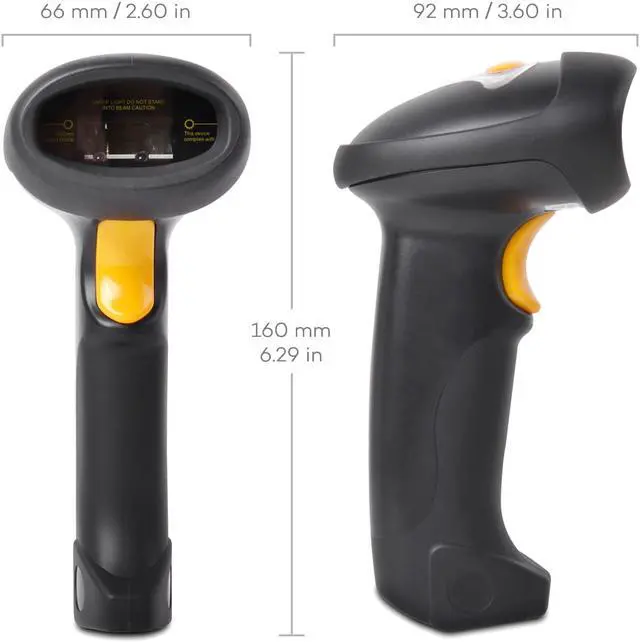 Alt view image 4 of 6 - TaoTronics TT-BS021 2.4 GHz Handheld Wireless USB Automatic Laser Barcode Scanner