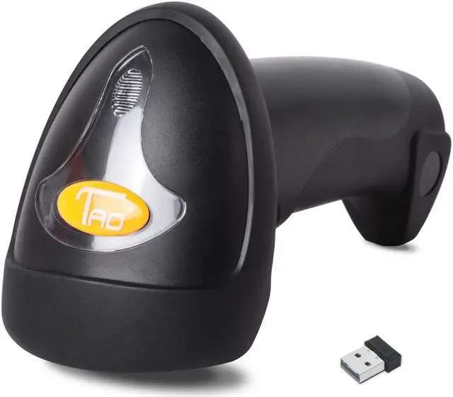Alt view image 3 of 6 - TaoTronics TT-BS021 2.4 GHz Handheld Wireless USB Automatic Laser Barcode Scanner