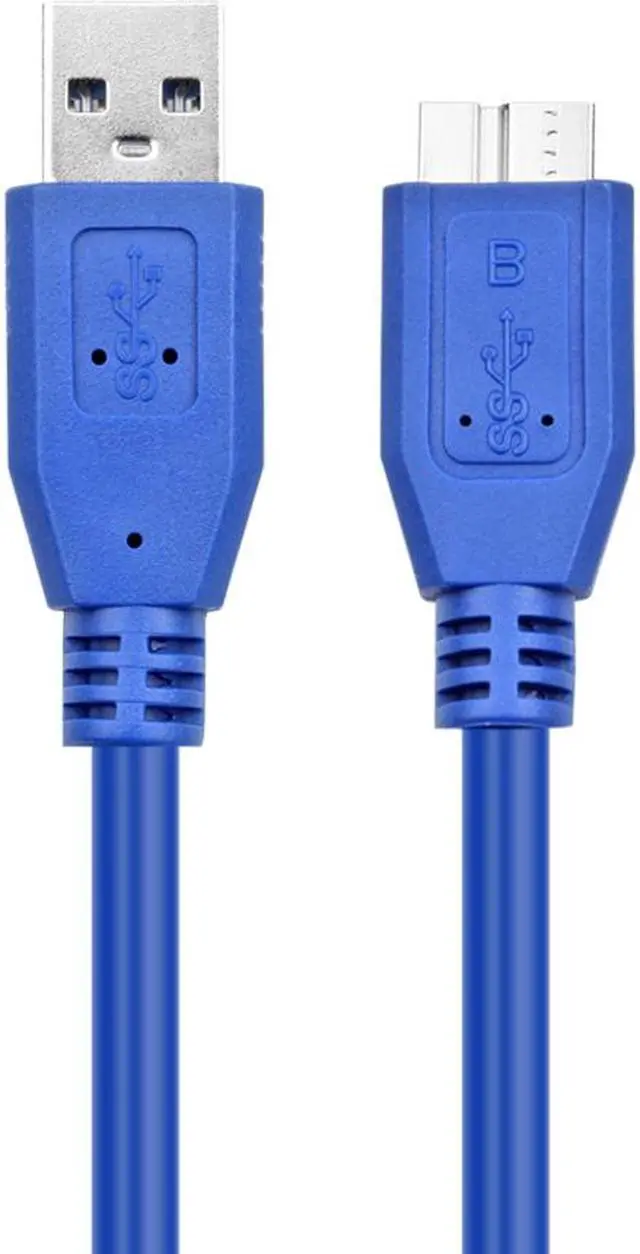 Alt view image 4 of 5 - 1M/3FT Blue USB 3.0 Type A Male To Micro B Male Superspeed Cable Adapter M/M