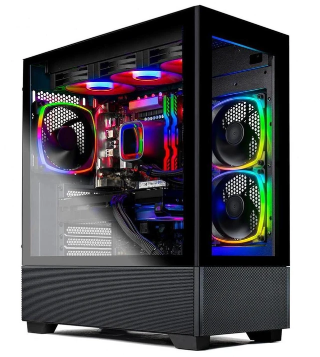 Skytech Azure Gaming PC Desktop, Ryzen 7 9800X3D 4.7 GHz (5.2 GHz Turbo ...