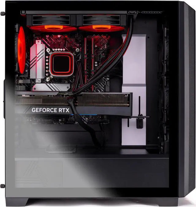 Alt view image 6 of 5 - Skytech Siege Gaming PC Desktop  INTEL Core i5 12600K 3.7 GHz, NVIDIA RTX 4070 Ti, 1TB NVME SSD, 16GB DDR4 RAM 3200, 850W GOLD PSU, 240mm AIO, 11AC Wi-Fi, Windows 11 Home 64-bit