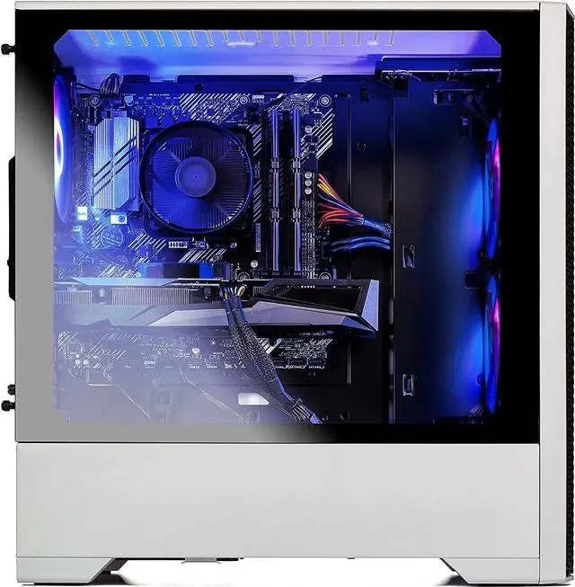 Alt view image 2 of 4 - Skytech Blaze 3.0 Gaming PC Desktop INTEL Core i3 10105F 3.7 GHz, INTEL Arc 380, 500GB NVME SSD, 8GB DDR4 RAM 3200, 600W GOLD PSU, 11AC Wi-Fi, Windows 11 Home 64-bit