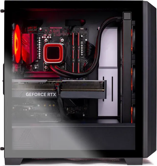 Alt view image 4 of 5 - Skytech Siege Gaming PC Desktop AMD Ryzen 7 7700X 4.5 GHz, NVIDIA RTX 4070, 1TB NVME SSD, 32GB DDR5 RAM RGB, 750W GOLD PSU, 360mm AIO, 11AC Wi-Fi, Windows 11 Home 64-bit