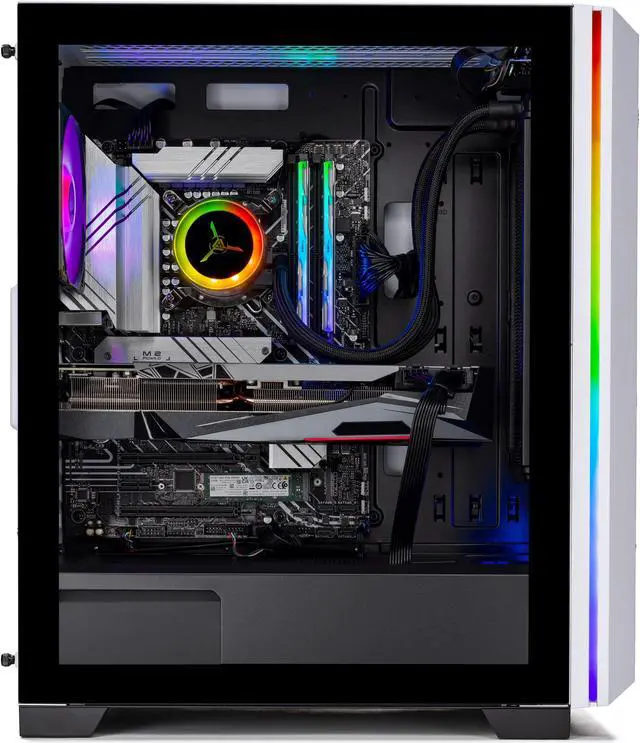 Alt view image 2 of 6 - Skytech Chronos Gaming PC Desktop INTEL Core i7 13700F 2.1 GHz, NVIDIA RTX 4060 Ti, 1TB NVME SSD, 32GB DDR5 RAM RGB, 650W GOLD PSU, 360mm AIO, 11AC Wi-Fi, Windows 11 Home 64-bit