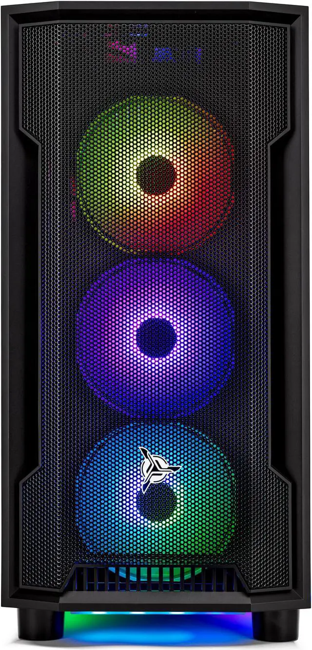 Alt view image 7 of 7 - Skytech Shadow Gaming PC Desktop  AMD Ryzen 5 5600X 3.7 GHz, NVIDIA RTX 4060 Ti, 1TB NVME SSD, 16GB DDR4 RAM 3200, 600W GOLD PSU, 11AC Wi-Fi, Windows 11 Home 64-bit
