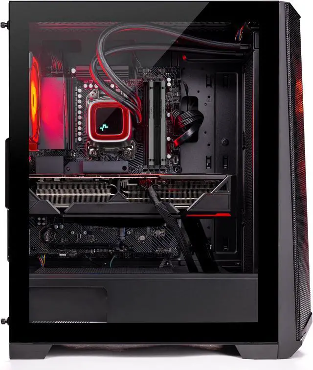 Alt view image 6 of 6 - Skytech Chronos Gaming PC Desktop INTEL Core i7 12700F 2.1 GHz, NVIDIA RTX 4060, 1TB NVME SSD, 16GB DDR4 RAM 3200, 650W GOLD PSU, 240mm AIO, 11AC Wi-Fi, Windows 11 Home 64-bit