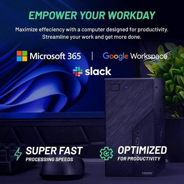 Alt view image 3 of 7 - Skytech Mini PC X1 Gaming PC Desktop AMD Ryzen 5 5600G 3.9 GHz, AMD Radeon Graphics, 1TB NVME SSD, 16GB DDR4 RAM 3200, AC Adaptor, 11AC Wi-Fi, Windows 11 Home 64-bit