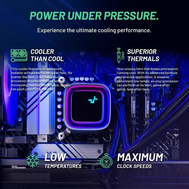 Alt view image 5 of 7 - Skytech Siege Gaming PC Desktop AMD Ryzen 7 5800X 3.8 GHz, NVIDIA RTX 4070 Ti, 1TB NVME SSD, 16GB DDR4 RAM 3200, 850W GOLD PSU, 360mm AIO, 11AC Wi-Fi, Windows 11 Home 64-bit