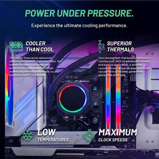 Alt view image 4 of 7 - Skytech Prism Gaming PC, Intel i7 14700K 3.4 GHz, RTX 4080, 1TB NVME Gen4, 32GB DDR5 RAM RGB, 1000W GOLD ATX 3.0 PSU Wi-Fi, Win 11 Home, RGB Keyboard and RGB Mouse Included