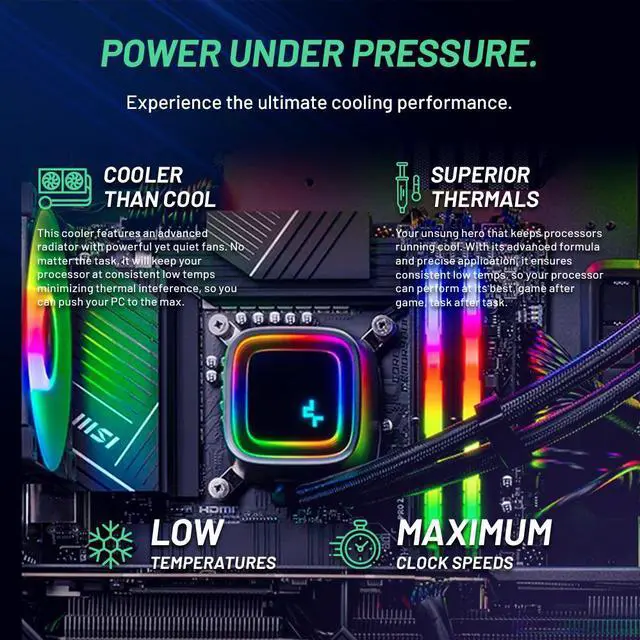 Alt view image 4 of 7 - Skytech Prism Gaming PC, Intel i9 14900K 3.2 GHz, RTX 4070 Ti, 1TB NVME Gen4, 32GB DDR5 RAM RGB, 1000W GOLD ATX 3.0 PSU Wi-Fi, Win 11 Home, RGB Keyboard and RGB Mouse Included