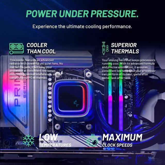 Alt view image 5 of 7 - Skytech Eclipse Gaming PC Desktop  INTEL Core i7 12700F 2.1 GHz, NVIDIA RTX 4080, 1TB NVME SSD, 16GB DDR4 RAM 3200, 850W GOLD PSU, 240mm AIO, 11AC Wi-Fi, Windows 11 Home 64-bit
