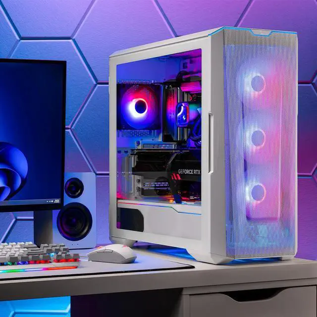 Alt view image 8 of 7 - Skytech Eclipse Gaming PC Desktop  INTEL Core i7 12700F 2.1 GHz, NVIDIA RTX 4080, 1TB NVME SSD, 16GB DDR4 RAM 3200, 850W GOLD PSU, 240mm AIO, 11AC Wi-Fi, Windows 11 Home 64-bit