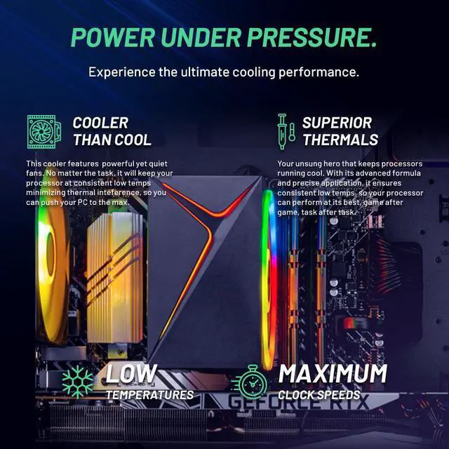Alt view image 4 of 7 - Skytech Chronos Gaming PC Desktop INTEL Core i5 13400F 2.5 GHz, NVIDIA RTX 4070, 1TB NVME SSD, 32GB DDR5 RAM RGB, 750W GOLD PSU, 11AC Wi-Fi, Windows 11 Home 64-bit