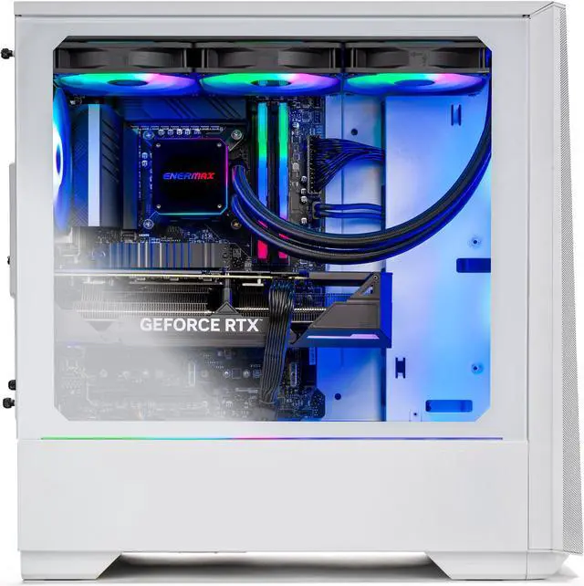Alt view image 4 of 7 - Skytech Eclipse Lite Gaming PC, Ryzen 7 7800X3D 4.2 GHz, RTX 4070 Super, 1TB NVME Gen4, 32GB DDR5 RAM RGB, 750W GOLD PSU, Wi-Fi, Win 11 Home