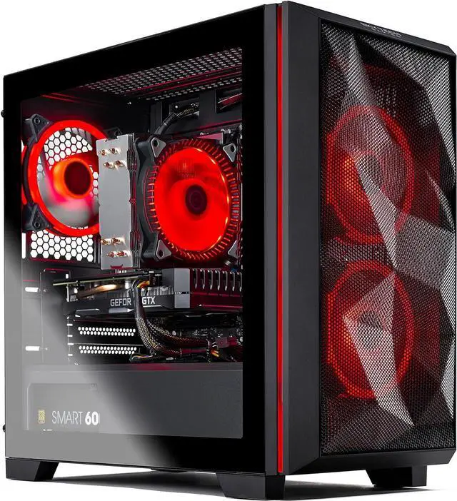 Alt view image 2 of 6 - Skytech Chronos Mini Gaming PC, Intel i5 13400F 2.5 GHz (4.6GHz Turbo Boost), NVIDIA RTX 4060 8GB GDDR6X, 1TB SSD, 32GB DDR5 RAM 5200 RGB, 600W GOLD PSU, Wi-Fi, Win 11 Home