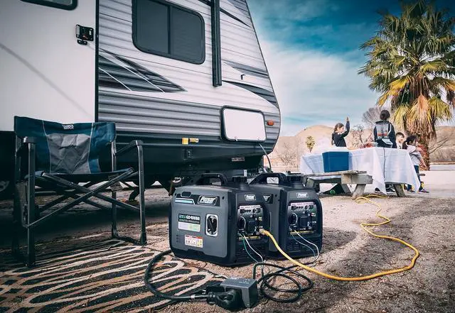 Alt view image 14 of 14 - Pulsar Products GD400BN, 4000W Portable super-quiet Dual Fuel & Parallel Capability, CARB Compliant Inverter Generator, ultra-lightweight and RV Ready, 4000-Watt Gray