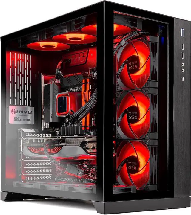 Alt view image 3 of 7 - Skytech O11 Gaming PC, Ryzen 7 7800X3D 4.2 GHz, NVIDIA RTX 4070 Ti Super 16GB GDDR6X, 360mm AIO,DLSS 3, AI Enhancement Ready, 2TB Gen4 SSD, 32GB DDR5 5600 RGB, 750W GOLD, Wi-Fi, Win 11 Home