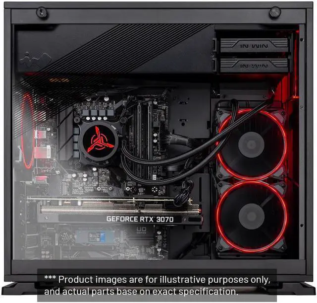 Alt view image 4 of 6 - Skytech Azure Gaming PC Desktop INTEL Core i5 12600K 3.7 GHz, RTX 3060 Ti, 1TB NVME SSD, 16G DDR4 3200, 650W GOLD PSU, 240mm AIO, AC Wi-Fi, Windows 11 Home 64-bit)