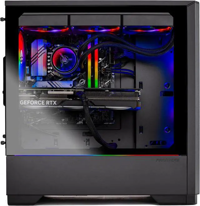 Alt view image 5 of 7 - Skytech Eclipse Lite Gaming PC Desktop, Ryzen 7 9700X 3.8 GHz (5.5GHz Turbo Boost), NVIDIA RTX 4070 Super 12GB GDDR6X, 1TB Gen4 SSD, 32GB DDR5 RAM 5600 RGB, 850W GOLD PSU