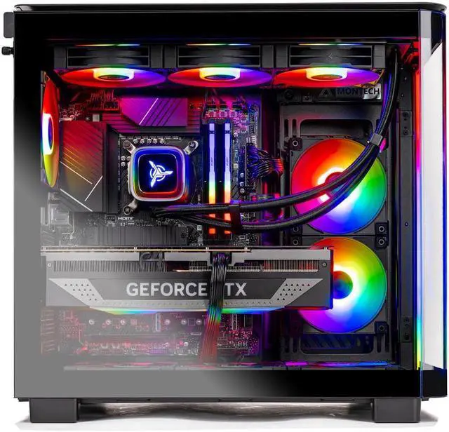 Alt view image 3 of 6 - Skytech King 95 Gaming PC Desktop, Ryzen 7 9700X 3.8 GHz, NVIDIA RTX 4070 Ti Super 16GB GDDR6X,Wu Kong Ready, 1TB Gen4 SSD, 32GB DDR5 RAM 5600 RGB