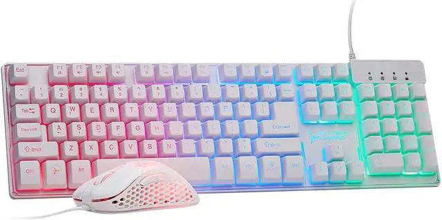 Main image of Skytech Gaming Classic RGB Gaming Mouse & Keyboard Combo, Customizable Chroma RGB Lighting, Max 6200 DPI & 104 Keys USB Wired Mouse & Keyboard, Ergonmic Comfortable Feel Design, Color White