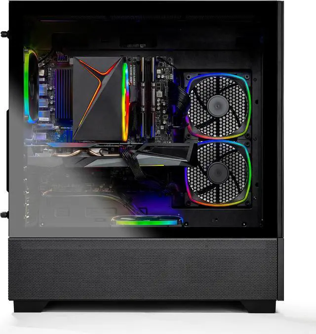 Alt view image 3 of 4 - Skytech Azure 2 Gaming PC Desktop, Ryzen 7 5700 3.7 GHz (4.6GHz Turbo Boost), AMD RX 7800XT 16GB GDDR6, 1TB SSD, 16GB DDR4 RAM 3200, 750W GOLD PSU, Wi-Fi, Win 11 Home