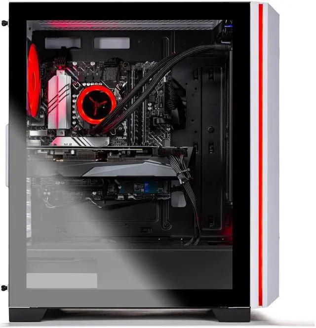 Alt view image 4 of 6 - Skytech Chronos Gaming PC Desktop INTEL Core i7 12700F 2.1 GHz, AMD RX 7900XTX, 1TB NVME SSD, 16GB DDR4 RAM 3200, 850W GOLD PSU, 240mm AIO, 11AC Wi-Fi, Windows 11 Home 64-bit