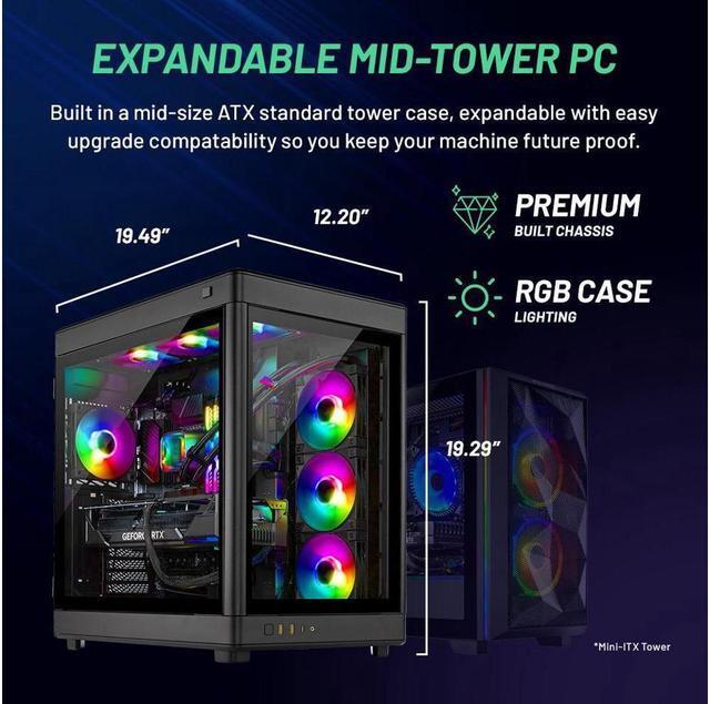 Skytech Prism Gaming PC, Intel i9 14900K 3.2 GHz, RTX 4090