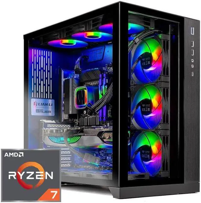 Main image of Skytech O11 Gaming PC, Ryzen 7 7800X3D 4.2 GHz, NVIDIA RTX 4070 Ti Super 16GB GDDR6X, 360mm AIO,DLSS 3, AI Enhancement Ready, 2TB Gen4 SSD, 32GB DDR5 5600 RGB, 750W GOLD, Wi-Fi, Win 11 Home