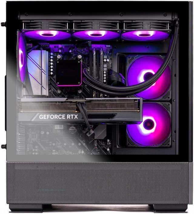 Alt view image 6 of 7 - Skytech Azure Gaming PC Desktop, Ryzen 7 5700 3.7 GHz (4.6GHz Turbo Boost), NVIDIA RTX 4070 Super 12GB GDDR6X, 1TB Gen4 SSD, 32GB DDR4 RAM 3200, 750W GOLD PSU, 360mm ARGB AIO , Wi-Fi, Win 11 Home