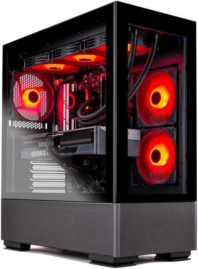 Alt view image 5 of 7 - Skytech Azure Gaming PC Desktop, Ryzen 7 5700 3.7 GHz (4.6GHz Turbo Boost), NVIDIA RTX 4070 Super 12GB GDDR6X, 1TB Gen4 SSD, 32GB DDR4 RAM 3200, 750W GOLD PSU, 360mm ARGB AIO , Wi-Fi, Win 11 Home