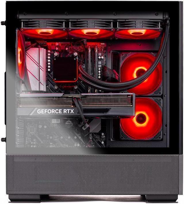 Alt view image 7 of 7 - Skytech Azure Gaming PC Desktop, Ryzen 7 5700 3.7 GHz (4.6GHz Turbo Boost), NVIDIA RTX 4070 Super 12GB GDDR6X, 1TB Gen4 SSD, 32GB DDR4 RAM 3200, 750W GOLD PSU, 360mm ARGB AIO , Wi-Fi, Win 11 Home