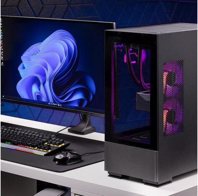 Alt view image 8 of 7 - Skytech Azure Gaming PC Desktop, Ryzen 7 5700 3.7 GHz (4.6GHz Turbo Boost), NVIDIA RTX 4070 Super 12GB GDDR6X, 1TB Gen4 SSD, 32GB DDR4 RAM 3200, 750W GOLD PSU, 360mm ARGB AIO , Wi-Fi, Win 11 Home