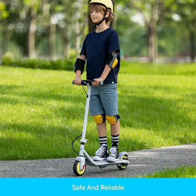 Alt view image 3 of 7 - Segway Ninebot C10 Electric KickScooter for Kids Ages 6-14, 6.2 Miles Range & 11.2MPH, 180W Motor, E Scooters for Teens 12 years and up, Boys and Girls, Cruise Mode-suggested Height 4'3''-5'3''
